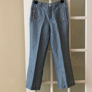 Massimo Dutti linen blend pants